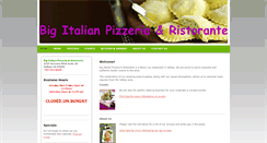 Desktop Screenshot of bigitalianpizzavallejo.com
